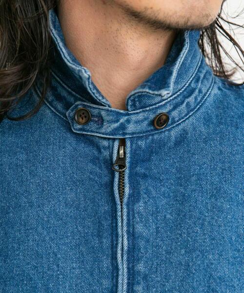 URBAN RESEARCH Sonny Label（アーバンリサーチサニーレーベル）の「ナンバリング刺繍デニムジャケット（デニムジャケット・メンズ・インディゴブルー/ブラック・LARGE/MEDIUM）」の21枚目の写真