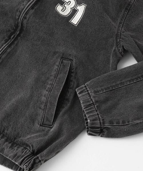 URBAN RESEARCH Sonny Label（アーバンリサーチサニーレーベル）の「ナンバリング刺繍デニムジャケット（デニムジャケット・メンズ・インディゴブルー/ブラック・LARGE/MEDIUM）」の3枚目の写真