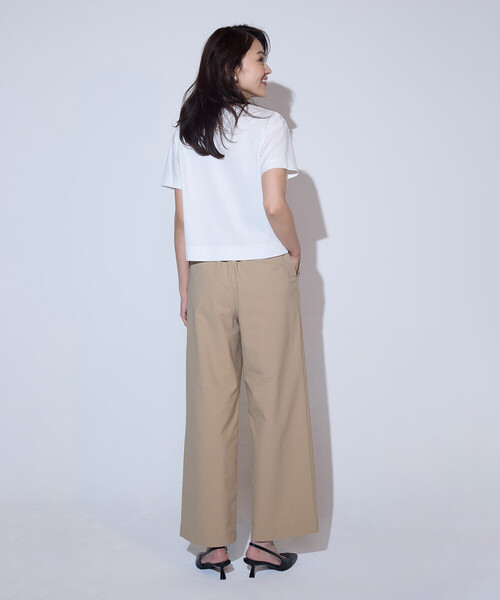 COMME CA MODELS(コムサモデルズ)の「【美しいベーシックパンツ】ワイドシルエット チノパンツ(チノパンツ・レディース・ベージュ/ブラック/ホワイト/ライトグレー・SMALL/MEDIUM/LARGE/X-LARGE/X-SMALL)」の14枚目の写真