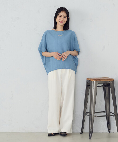 COMME CA MODELS(コムサモデルズ)の「【美しいベーシックパンツ】ワイドシルエット チノパンツ(チノパンツ・レディース・ベージュ/ブラック/ホワイト/ライトグレー・SMALL/MEDIUM/LARGE/X-LARGE/X-SMALL)」の20枚目の写真