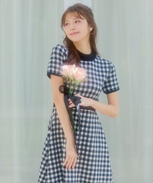 SWINGLE（スウィングル）の「ボトルネックギンガムチェックニット