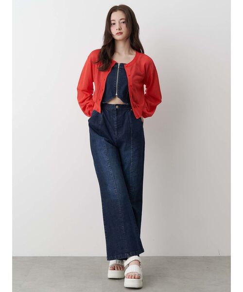 デニムバックリボンオールインワン GP2433911