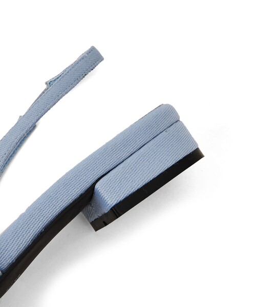 SY UNITED ARROWS（シーユナイテッドアローズ）の「＜SY＞ダブルウェーブバックベルト フラット20●↑（パンプス・レディース・ライトブルー/ブラック/ゴールド・24.5cm/24cm/23.5cm/23cm/22.5cm/22cm/25cm）」の11枚目の写真