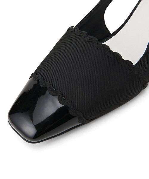 SY UNITED ARROWS（シーユナイテッドアローズ）の「＜SY＞ダブルウェーブバックベルト フラット20●↑（パンプス・レディース・ライトブルー/ブラック/ゴールド・24.5cm/24cm/23.5cm/23cm/22.5cm/22cm/25cm）」の16枚目の写真