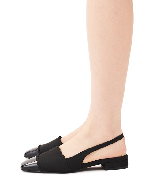 SY UNITED ARROWS（シーユナイテッドアローズ）の「＜SY＞ダブルウェーブバックベルト フラット20●↑（パンプス・レディース・ライトブルー/ブラック/ゴールド・24.5cm/24cm/23.5cm/23cm/22.5cm/22cm/25cm）」の17枚目の写真