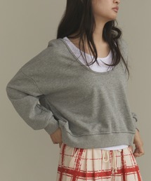 MERLOT（メルロー）の「レイヤードスウェット（スウェット・レディース）」