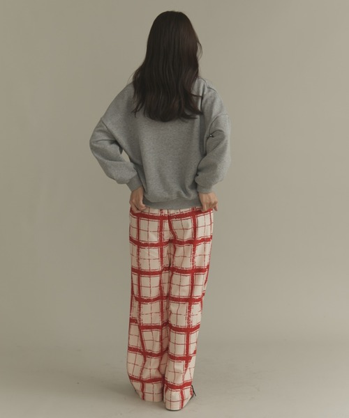 MERLOT(メルロー)の「レイヤードスウェット(スウェット・レディース・ネイビー/グレー/ブラック・FREE)」の9枚目の写真