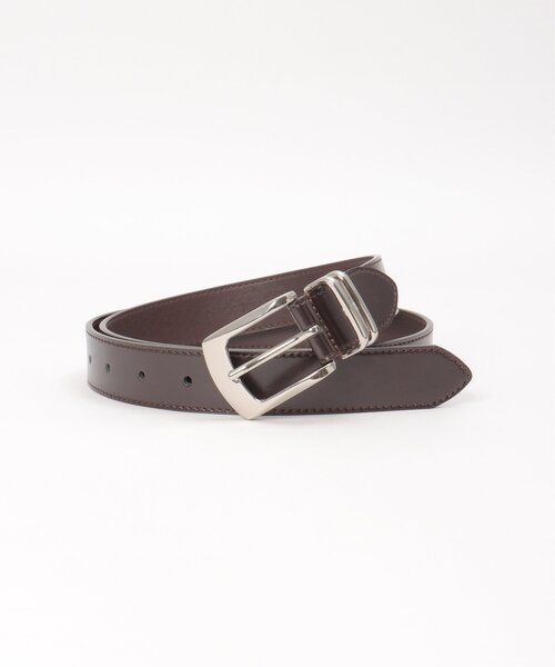 ikka(イッカ)の「30mm ダブルカンレザーベルト(ベルト・メンズ・ネイビー/ブラック/ダークブラウン・FREE)」の2枚目の写真