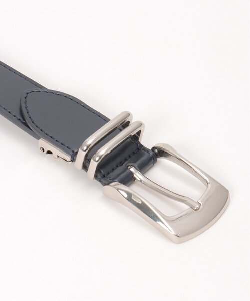 ikka(イッカ)の「30mm ダブルカンレザーベルト(ベルト・メンズ・ネイビー/ブラック/ダークブラウン・FREE)」の8枚目の写真