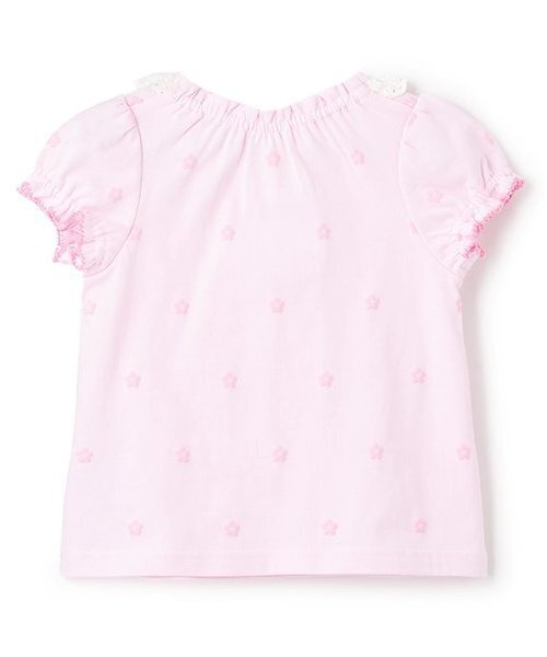 セール】ウサギマスコットつき お花柄 半袖Tシャツ（その他