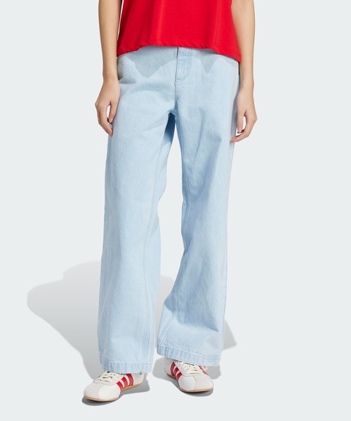 adidas originals エッセンシャルズデニムパンツ新品 セール】【ZOZO限定】プレミアム エッセンシャルズ デニムパンツ