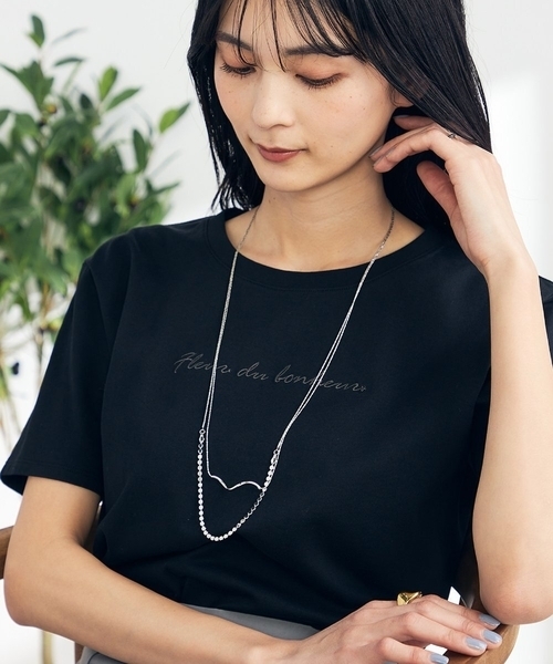 a.v.v（アーヴェヴェ）の「プレートコンビロングネックレス（ネックレス・レディース・ゴールド/シルバー・38）」の6枚目の写真