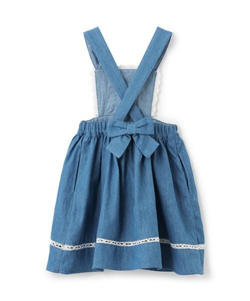 petit main（プティマイン）の「【サンリオ】ジャンパースカート（ジャンパースカート・キッズ・サックスブルー/オフホワイト・M(100-110cm)/L(120-130cm)/S(80-90cm)）」の11枚目の写真