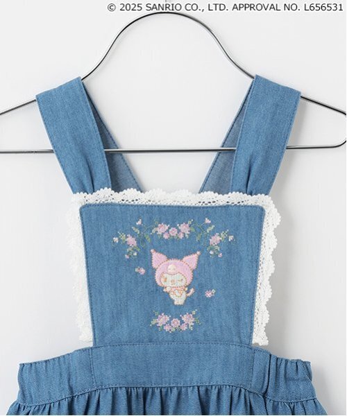 petit main（プティマイン）の「【サンリオ】ジャンパースカート（ジャンパースカート・キッズ・サックスブルー/オフホワイト・M(100-110cm)/L(120-130cm)/S(80-90cm)）」の12枚目の写真