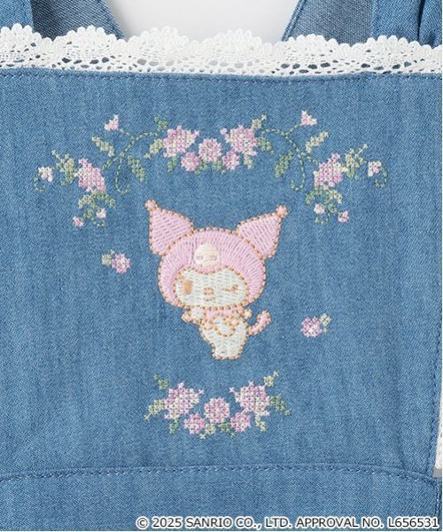 petit main（プティマイン）の「【サンリオ】ジャンパースカート（ジャンパースカート・キッズ・サックスブルー/オフホワイト・M(100-110cm)/L(120-130cm)/S(80-90cm)）」の14枚目の写真