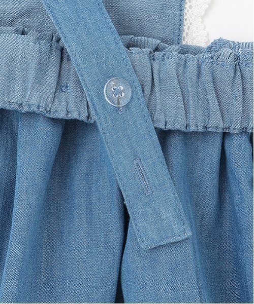 petit main（プティマイン）の「【サンリオ】ジャンパースカート（ジャンパースカート・キッズ・サックスブルー/オフホワイト・M(100-110cm)/L(120-130cm)/S(80-90cm)）」の18枚目の写真