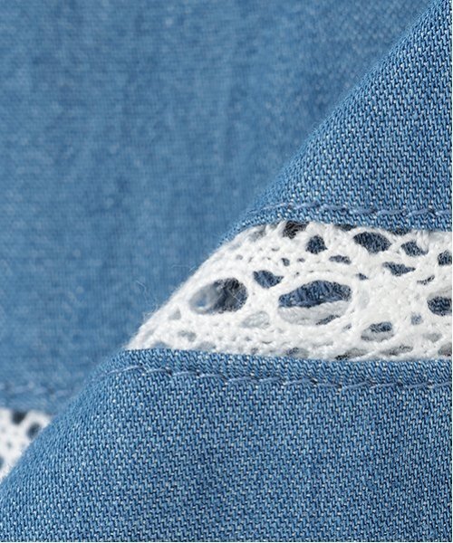 petit main（プティマイン）の「【サンリオ】ジャンパースカート（ジャンパースカート・キッズ・サックスブルー/オフホワイト・M(100-110cm)/L(120-130cm)/S(80-90cm)）」の19枚目の写真