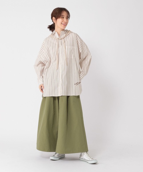 セール】タックフレアパンツ[プチ・プラスサイズあり]（その他