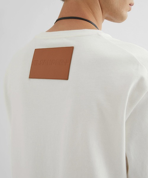 JIL SANDER（ジルサンダー）の「T-SHIRT CN SS W/LH（Tシャツ/カットソー・メンズ・ブラック/ホワイト・L/M/S）」の6枚目の写真