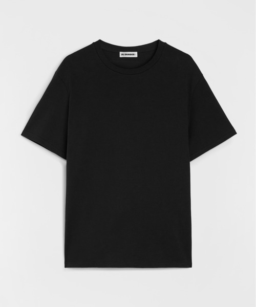 JIL SANDER(ジルサンダー)の「T-SHIRT CN SS W/LH(Tシャツ/カットソー・メンズ・ブラック/ホワイト・L/M/S)」の4枚目の写真