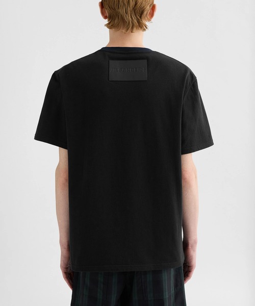 JIL SANDER(ジルサンダー)の「T-SHIRT CN SS W/LH(Tシャツ/カットソー・メンズ・ブラック/ホワイト・L/M/S)」の5枚目の写真