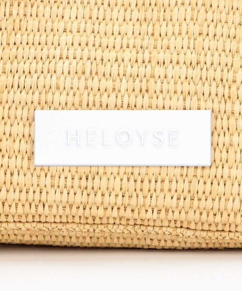 FREAK'S STORE(フリークスストア)の「HELOYSE/エロイーズ angel shoulder raffia/エンジェル ショルダー ラフィア(ハンドバッグ・レディース・ベージュ/ブラック・ONE SIZE)」の7枚目の写真