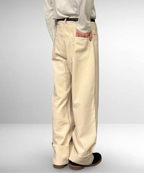 Burner（バーナー）の「ストレートロールアップデニム（デニムパンツ・メンズ・インディゴブルー/ナチュラル・マルチサイズ）」の7枚目の写真