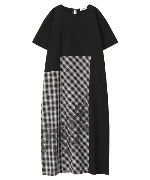 ZUCCa（ズッカ）の「チェックドッキングジャージィー / ワンピース / S