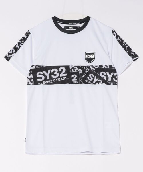 tシャツ 「SY32 by SWEET YEARS」ACTIVE EXCHANGE BOX LOGO TEE レディース メンズ SY32 by SWEET YEARS tシャツ 「SY32 YEARS」AROUND LOGO TEE