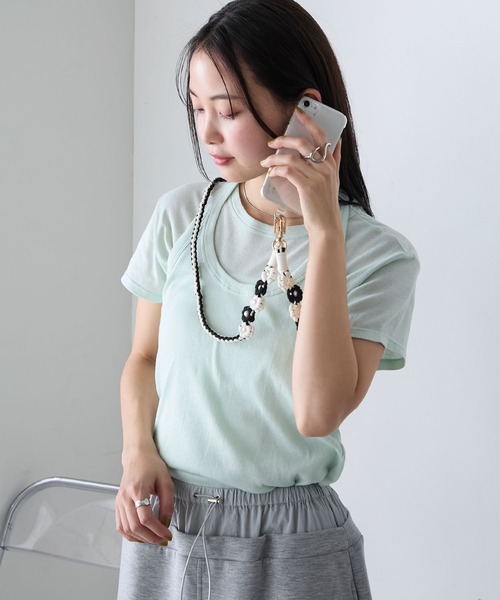 forksy.(フォルクシー)の「【forksy.】マクラメ編み フラワー スマホストラップ(スマホグッズ・レディース・ブラック/ブルー/オレンジ/パープル/ブラウン/グリーン/ピンク・FREE)」の9枚目の写真