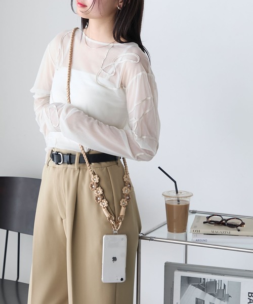 forksy.(フォルクシー)の「【forksy.】マクラメ編み フラワー スマホストラップ(スマホグッズ・レディース・ブラック/ブルー/オレンジ/パープル/ブラウン/グリーン/ピンク・FREE)」の21枚目の写真