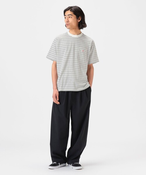 DANTON（ダントン）の「DANTON / SHORT SLEEVE POCKET T-SHIRT STRIPE（Tシャツ/カットソー・メンズ・ブラック/アイボリー/ネイビー・SMALL/MEDIUM/LARGE/X-LARGE）」の13枚目の写真