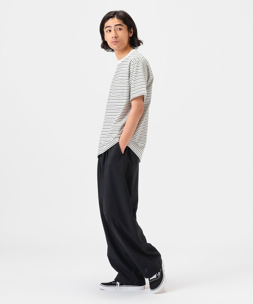 DANTON（ダントン）の「DANTON / SHORT SLEEVE POCKET T-SHIRT STRIPE（Tシャツ/カットソー・メンズ・ブラック/アイボリー/ネイビー・SMALL/MEDIUM/LARGE/X-LARGE）」の14枚目の写真