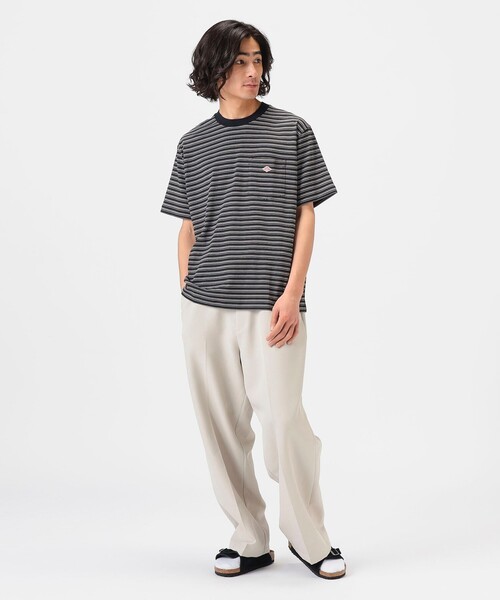 DANTON（ダントン）の「DANTON / SHORT SLEEVE POCKET T-SHIRT STRIPE（Tシャツ/カットソー・メンズ・ブラック/アイボリー/ネイビー・SMALL/MEDIUM/LARGE/X-LARGE）」の16枚目の写真
