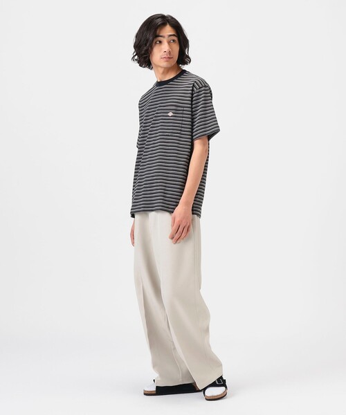 DANTON（ダントン）の「DANTON / SHORT SLEEVE POCKET T-SHIRT STRIPE（Tシャツ/カットソー・メンズ・ブラック/アイボリー/ネイビー・SMALL/MEDIUM/LARGE/X-LARGE）」の17枚目の写真