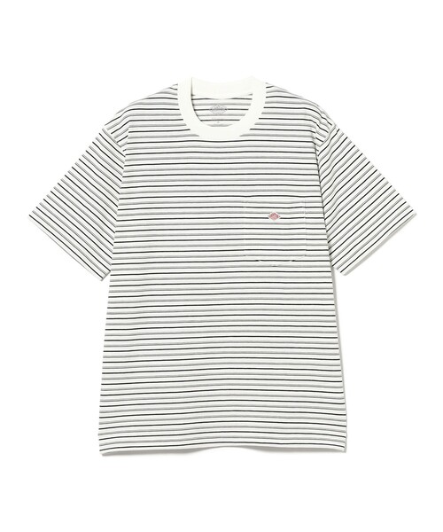 DANTON（ダントン）の「DANTON / SHORT SLEEVE POCKET T-SHIRT STRIPE（Tシャツ/カットソー・メンズ・ブラック/アイボリー/ネイビー・SMALL/MEDIUM/LARGE/X-LARGE）」の19枚目の写真