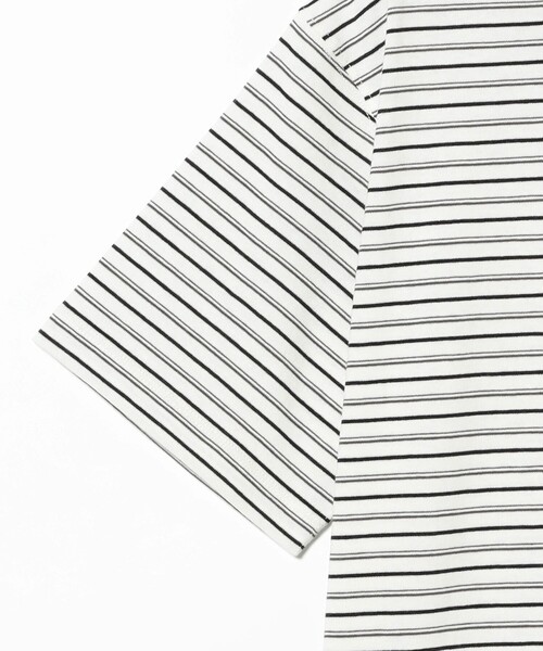 DANTON（ダントン）の「DANTON / SHORT SLEEVE POCKET T-SHIRT STRIPE（Tシャツ/カットソー・メンズ・ブラック/アイボリー/ネイビー・SMALL/MEDIUM/LARGE/X-LARGE）」の21枚目の写真