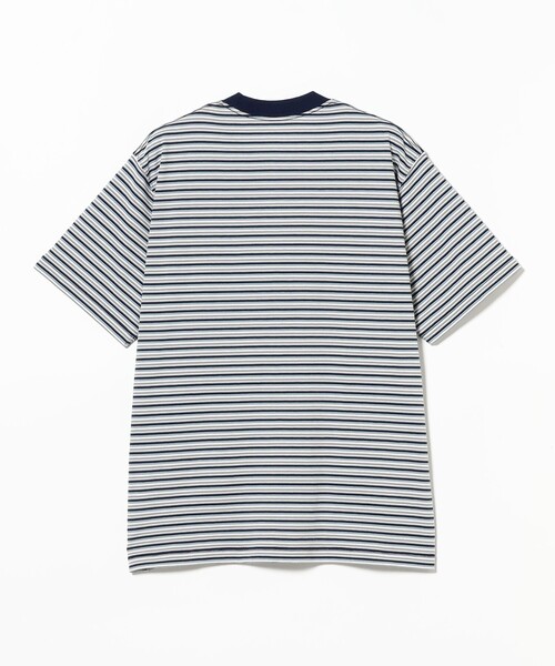 DANTON（ダントン）の「DANTON / SHORT SLEEVE POCKET T-SHIRT STRIPE（Tシャツ/カットソー・メンズ・ブラック/アイボリー/ネイビー・SMALL/MEDIUM/LARGE/X-LARGE）」の10枚目の写真