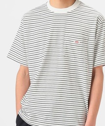 DANTON / SHORT SLEEVE POCKET T-SHIRT STRIPE