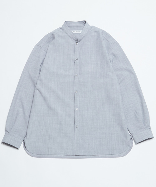 MEN'S MELROSE(メンズメルローズ)の「TWトロピカルスタンドカラーオーバーシャツ(シャツ/ブラウス・メンズ・ネイビー/カーキ/ライトグレー・2/4/3)」の11枚目の写真