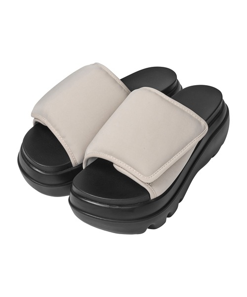 SHAKA(シャカ)の「SHAKA 厚底 サンダル PUFFY SLIDE CHUNKY パフィー スライド チャンキー(サンダル・レディース・ブラック/キナリ/ボルドー・23/24/25/26)」の7枚目の写真