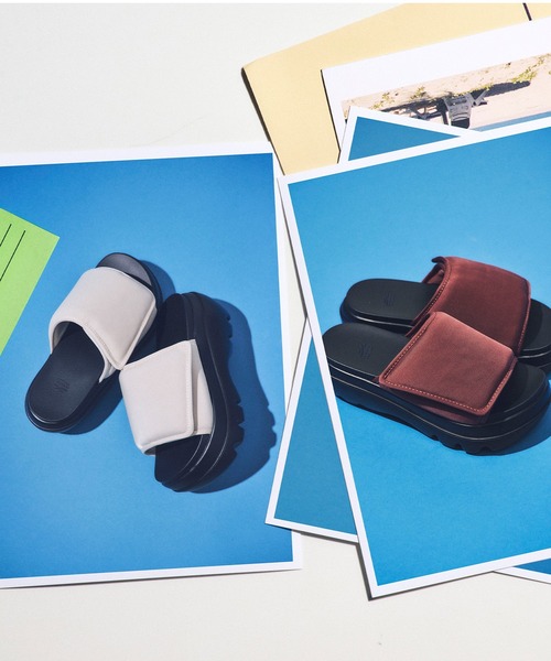 SHAKA(シャカ)の「SHAKA 厚底 サンダル PUFFY SLIDE CHUNKY パフィー スライド チャンキー(サンダル・レディース・ブラック/キナリ/ボルドー・23/24/25/26)」の20枚目の写真