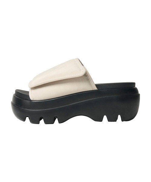 SHAKA(シャカ)の「SHAKA 厚底 サンダル PUFFY SLIDE CHUNKY パフィー スライド チャンキー(サンダル・レディース・ブラック/キナリ/ボルドー・23/24/25/26)」の8枚目の写真