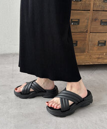 DISCOAT | 【軽量・プチプラ】EVAクロスサンダル(サンダル)