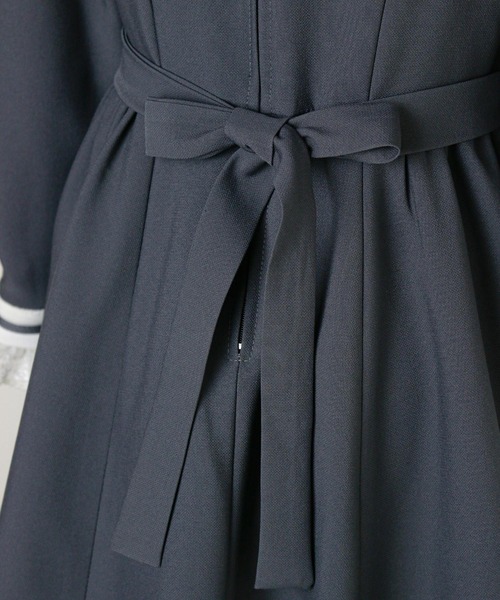 セール】レース使いのセーラーワンピース（ワンピース）｜Catherine