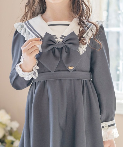 Katie セーラーワンピース ストライプセーラーワンピース[品番：IGAW0005179]｜axes femme