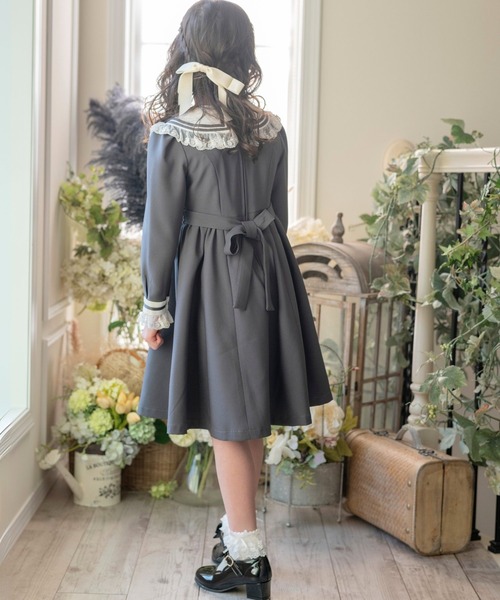 レース使いのセーラーワンピース（ワンピース）｜Catherine Cottage