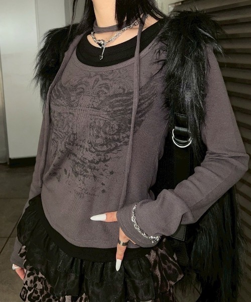 XU(エックスユー)の「【Never mind the XU】heart drop chain bracelet / 【ネバーマインド ザ エックスユー】ハートドロップチェーンブレスレットシルバーブレスレット(ブレスレット・メンズ・シルバー・ONE SIZE)」の4枚目の写真