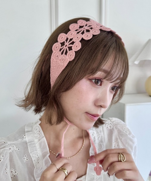 lululemon☆ コットンクロシェ・ヘアーバンド LULUE(ONESIZE WHITE): ヘアバンド｜帽子通販｜CA4LA（カシラ