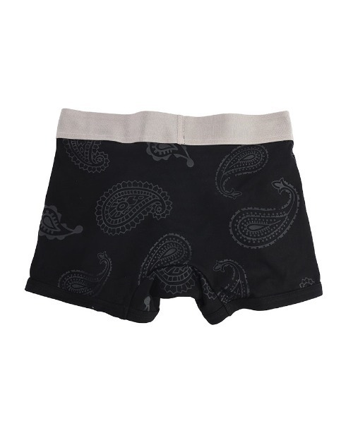1piu1uguale3 RELAX(ウノピュウノウグァーレトレリラックス)の「1PIU1UGUALE3 RELAX (ウノ ピュ ウノ ウグァーレ トレ リラックス) ペイズリーロゴボクサーパンツ(ボクサーパンツ・メンズ・ブラック/レッド・M/L)」の5枚目の写真